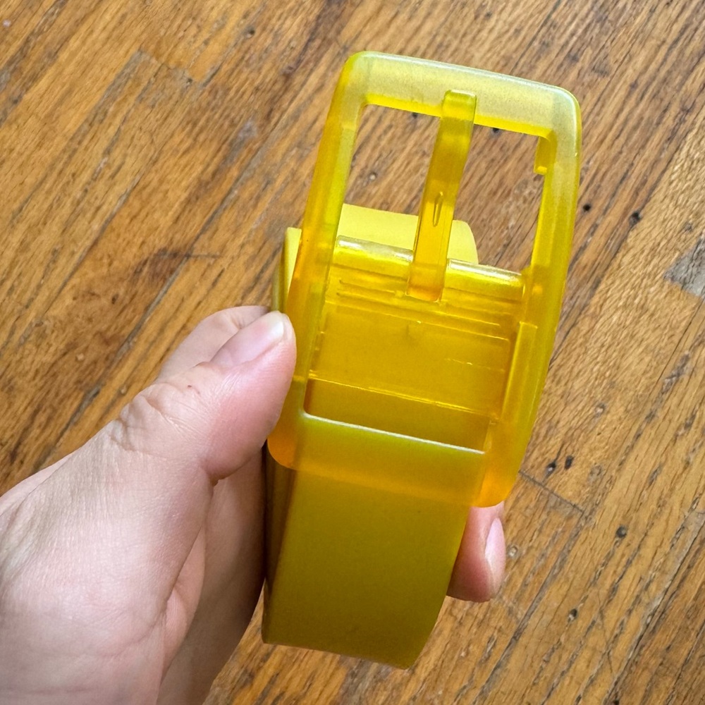 YELLOW RUBBER BELT